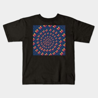 Butterfly spiral Kids T-Shirt